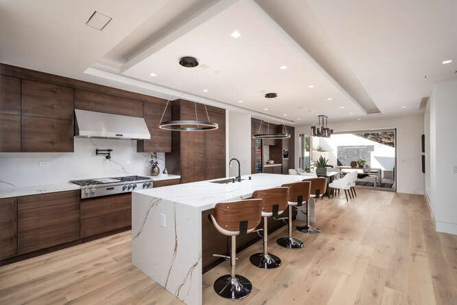 Modern kitchen with island