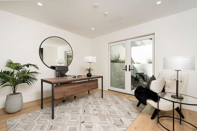 First floor office and bedroom